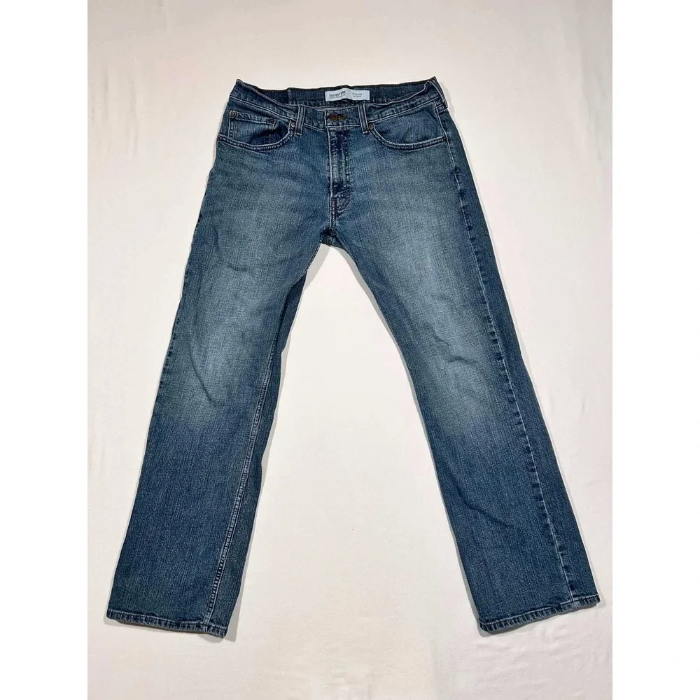 Signature by Levi Strauss & Co Mens S61 Relaxed Fit Jeans Blue Medium Wash 32x30